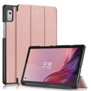 Lenovo Tab M9 9" Θήκη Ροζ Χρυσό 3-folding Smart Tablet Case Rose Gold