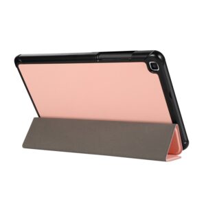 Samsung Galaxy Tab A7 Lite 8.7" T220 / T225 Θήκη Ροζ Χρυσό 3-folding Horizontal Flip TPU + PU Case with Holder Rose Gold
