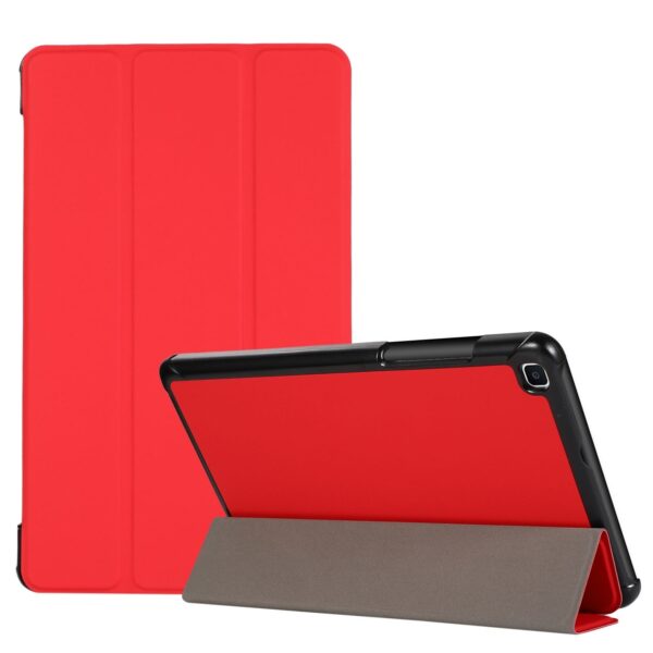 Samsung Galaxy Tab A7 Lite 8.7" T220 / T225 Θήκη Κόκκινο 3-folding Horizontal Flip TPU + PU Case with Holder Red