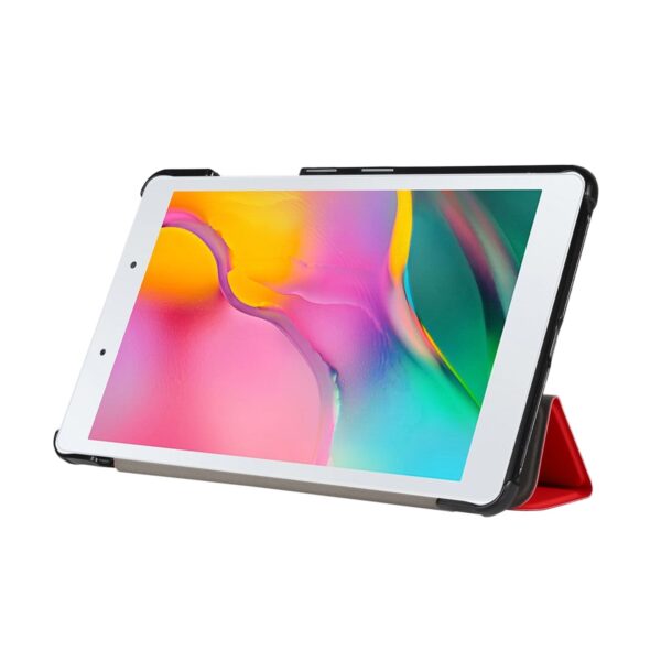 Samsung Galaxy Tab A7 Lite 8.7" T220 / T225 Θήκη Κόκκινο 3-folding Horizontal Flip TPU + PU Case with Holder Red