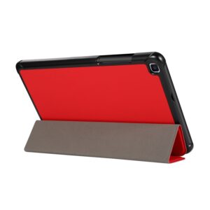 Samsung Galaxy Tab A7 Lite 8.7" T220 / T225 Θήκη Κόκκινο 3-folding Horizontal Flip TPU + PU Case with Holder Red