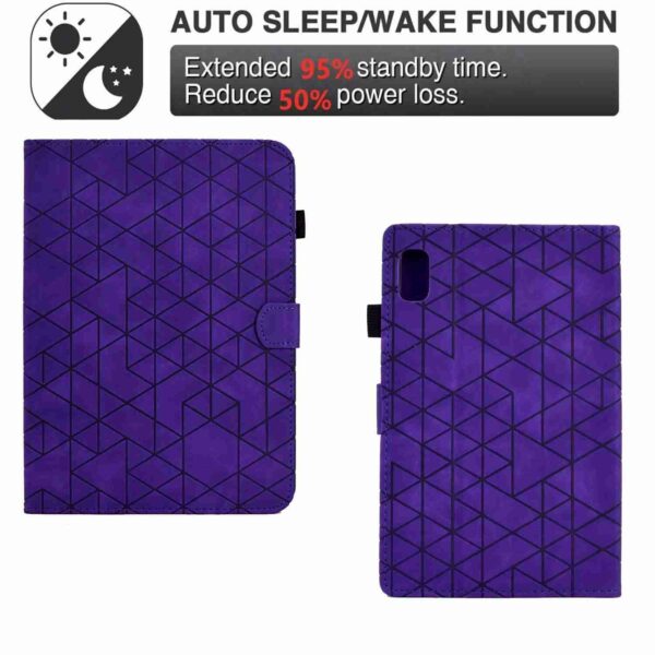Lenovo Tab M9 9" Θήκη Μωβ Rhombus TPU Smart Tablet Case Purple