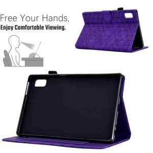 Lenovo Tab M9 9" Θήκη Μωβ Rhombus TPU Smart Tablet Case Purple