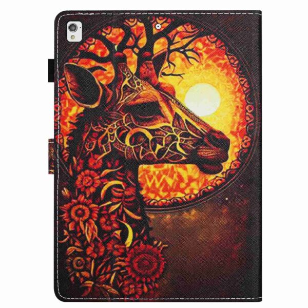 Samsung Galaxy Tab A7 Lite 8.7" T220 / T225 Θήκη Με Σχέδιο Painted Pattern Stitching Tablet Case Flower Deer
