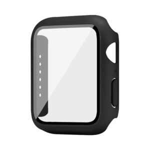 Apple Watch SE 2023 40 mm / SE 2022 40mm Γυαλί Προστασίας Οθόνης IMAK PC Frame Case with Tempered Glass Film Black