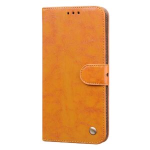 Xiaomi Poco M4 Pro 4G Θήκη Βιβλίο Καφέ Ανοιχτό Business Style Oil Wax Texture Horizontal Flip Case Light Brown