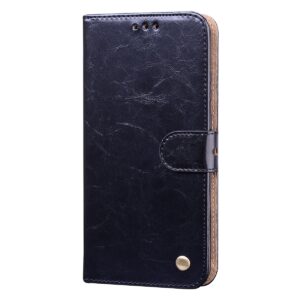 Xiaomi Poco M4 Pro 4G Θήκη Βιβλίο Μαύρο Business Style Oil Wax Texture Horizontal Flip Case Black