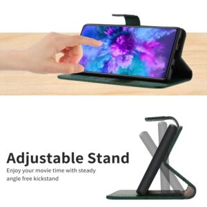 Xiaomi Redmi Note 12 Pro 4G Θήκη Βιβλίο Πράσινο Rhombic Grid Texture Phone Case Green