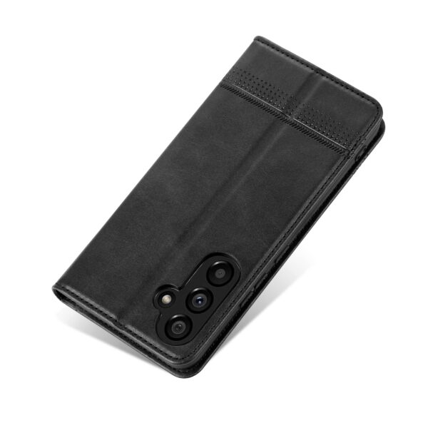 Samsung Galaxy A35 5G Θήκη Βιβλίο Μαύρο AZNS Magnetic Calf Texture Flip Phone Case Black