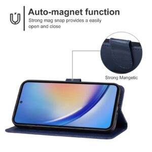 Samsung Galaxy A35 5G Θήκη Βιβλίο Μπλε Phone Case Blue