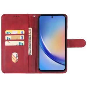 Samsung Galaxy A35 5G Θήκη Βιβλίο Κόκκινο Phone Case Red