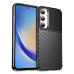 Samsung Galaxy A35 5G Θήκη Σιλικόνης Μαύρη Thunderbolt Shockproof TPU Protective Soft Phone Case Black