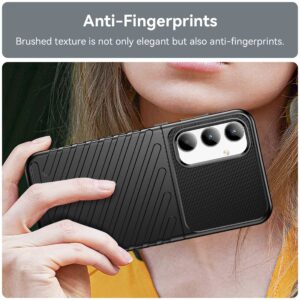 Samsung Galaxy A35 5G Θήκη Σιλικόνης Μαύρη Thunderbolt Shockproof TPU Protective Soft Phone Case Black