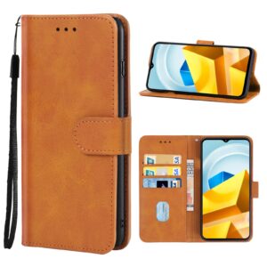 Xiaomi Poco M5 Θήκη Βιβλίο Καφέ Phone Case Brown