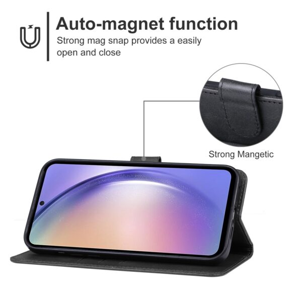 Samsung Galaxy A55 5G Θήκη Βιβλίο Μαύρο Phone Case Black