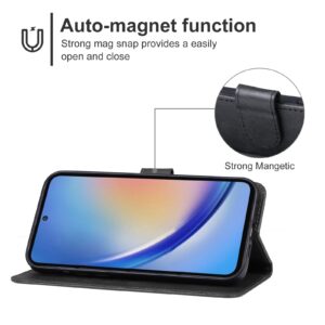 Samsung Galaxy A35 5G Θήκη Βιβλίο Μαύρο Phone Case Black