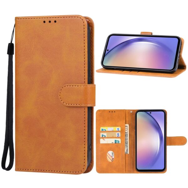 Samsung Galaxy A55 5G Θήκη Βιβλίο Καφέ Phone Case Brown
