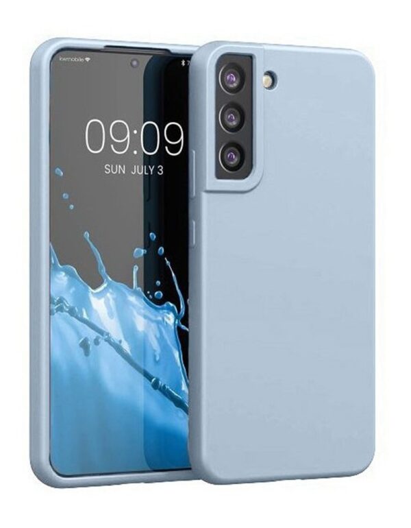 Forcell Samsung Galaxy S22 Plus 5G Soft Touch Θήκη Σιλικόνης - Light Blue