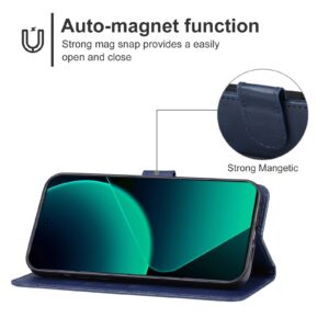 Xiaomi 14 Pro Θήκη Βιβλίο Μπλε Phone Case Blue