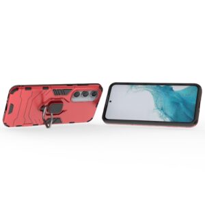 Samsung Galaxy A35 5G Σκληρή Θήκη Κόκκινη Με Σταντ PC + TPU Shockproof Phone Case with Magnetic Ring Holder Red
