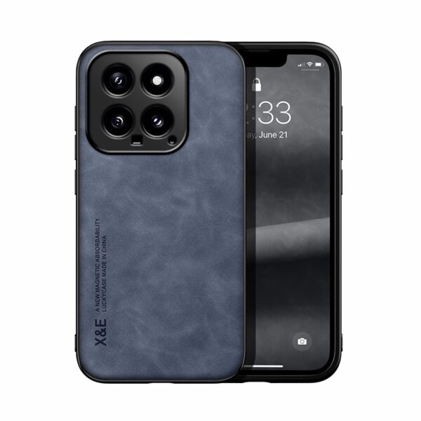 Xiaomi 14 Θήκη Μπλε Skin Feel Magnetic Back Phone Case Blue