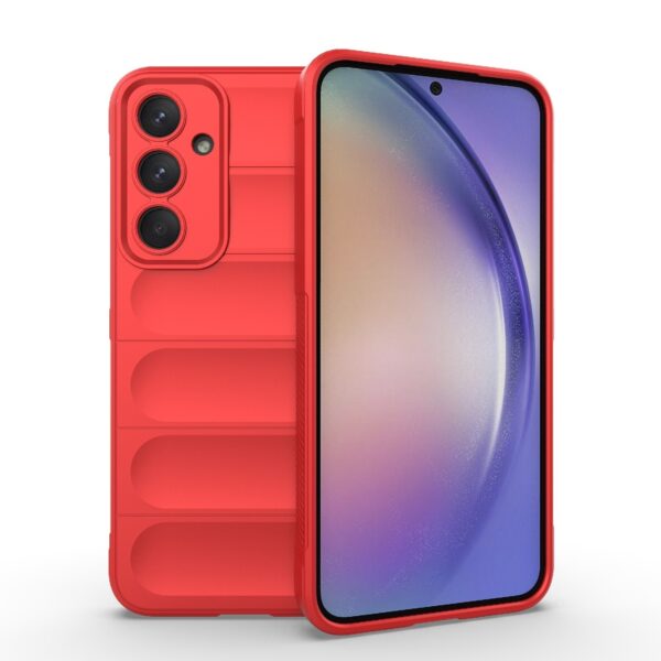 Samsung Galaxy A35 5G Θήκη Σιλικόνης Κόκκινη Magic Shield TPU + Flannel Phone Case Red Samsung Galaxy A35 5G Θήκη Σιλικόνης Κόκκινη Magic Shield TPU + Flannel Phone Case Red