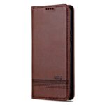 Samsung Galaxy A35 5G Θήκη Βιβλίο Καφέ AZNS Magnetic Calf Texture Flip Phone Case Brown