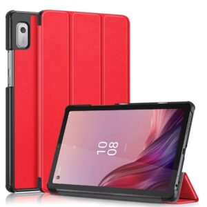 Lenovo Tab M9 9" Θήκη Κόκκινη Χρυσό 3-folding Smart Tablet Case Red