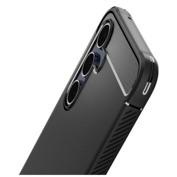 Samsung Galaxy A55 5G Θήκη Μαύρη Spigen Rugged Armor Back Cover Matte Black ACS07500