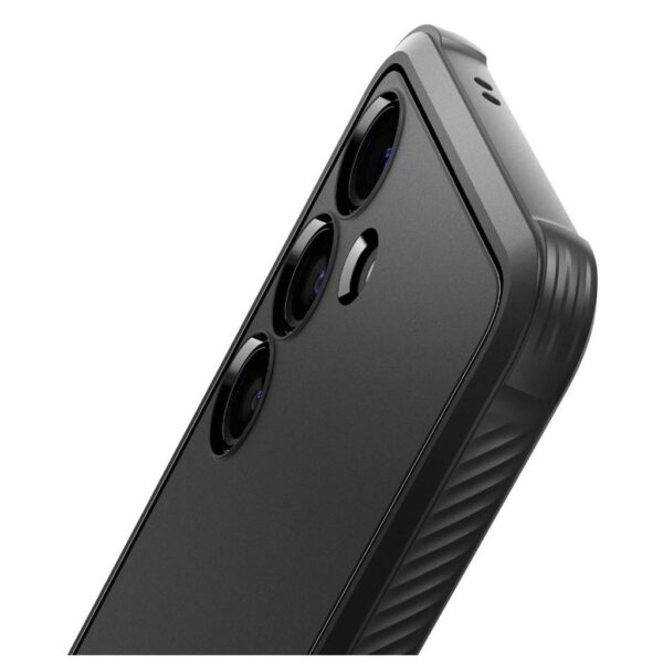Samsung Galaxy S24 5G Θήκη Μαύρη Spigen Rugged Armor Back Cover Matte Black ACS07346