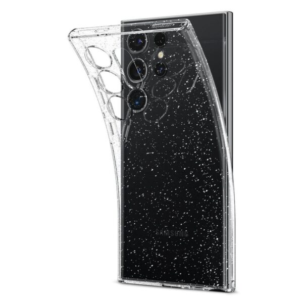 Samsung Galaxy S24 Ultra 5G Θήκη Διάφανη Spigen Liquid Crystal Glitter Back Cover Crystal Quartz ACS07285