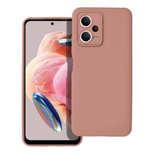 Xiaomi Redmi Note 12 5G Θήκη Σιλικόνης Καφέ Soft Touch Silicone Rubber Soft Coffee