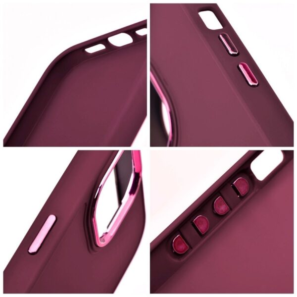 Samsung Galaxy A55 5G Θήκη Σλικόνης Μωβ TPU Silicone Case with Camera Frame Purple