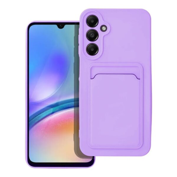 Samsung Galaxy A35 5G Θήκη Σιλικόνης Μωβ Skin Feel Card Contrast Color Button TPU Phone Case Purple