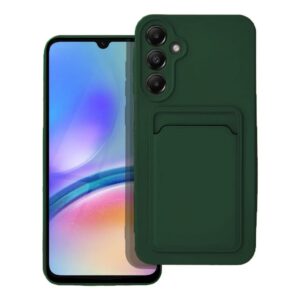 Samsung Galaxy A55 5G Θήκη Σιλικόνης Πράσινη Skin Feel Card Contrast Color Button TPU Phone Case Green