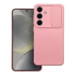 Forcell Samsung Galaxy A55 5G Slide Θήκη Σιλικόνης - Light Pink