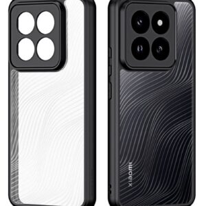 Dux Ducis Xiaomi 14 Pro Aimo Θήκη με Πλαίσιο Σιλικόνης Διάφανη - Black