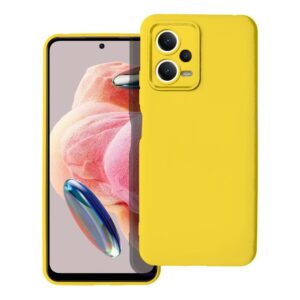 Forcell Xiaomi Redmi Note 12 5G Soft Touch Θήκη Σιλικόνης - Yellow