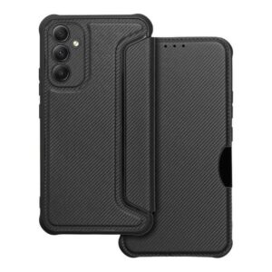 Samsung Galaxy A55 5G Θήκη Βιβλίο Μαύρο Forcell Razor Carbon Book Case Black