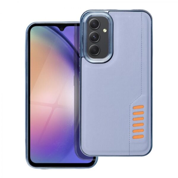 Samsung Galaxy A25 5G / A24 5G/4G Θήκη Σιλικόνης Μπ΄λε Milano Silicone Case with Camera Frame Blue