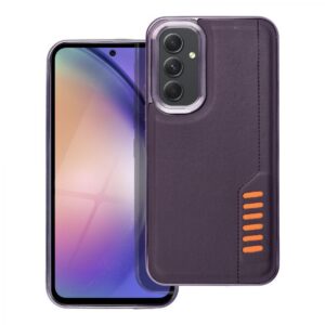 Samsung Galaxy A55 5G Θήκη Σιλικόνης Μωβ Σκούρο Milano Silicone Case with Camera Frame Dark Purple