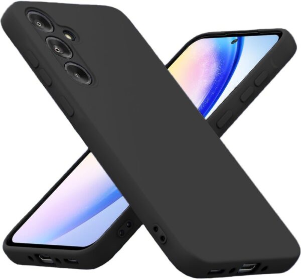 Samsung Galaxy A55 5G Θήκη Σιλικόνης Μαύρη Silicone Case Black