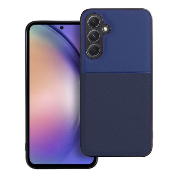 Samsung Galaxy A55 5G Θήκη Σιλικόνης Μπλε Forcell Noble Back Cover Blue