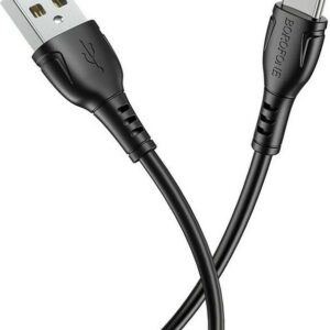 Borofone BX51 Triumph USB 2.0 Cable USB-C male - USB-A male Μαύρο 1m (43930)