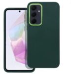 Forcell Samsung Galaxy A55 5G Camera Frame Θήκη Σιλικόνης - Green