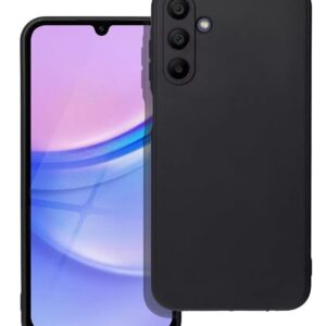 Forcell Samsung Galaxy A15 5G / A15 4G Matt Θήκη Σιλικόνης - Black