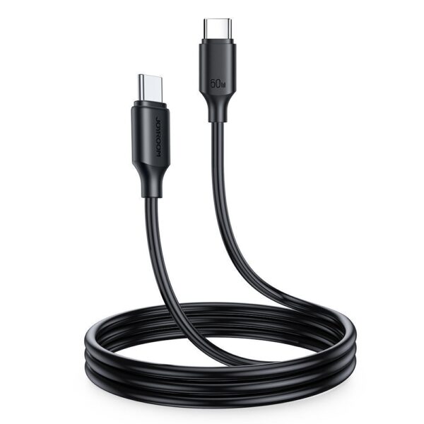 Joyroom cable USB-C - USB-C 480Mb / s 60W 1m Black (S-CC060A9) Joyroom cable USB-C - USB-C 480Mb / s 60W 1m Black (S-CC060A9)