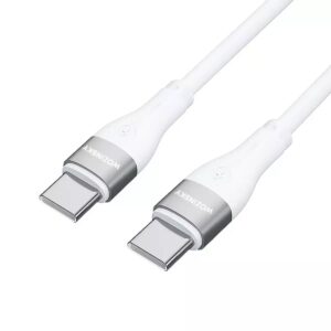 Wozinsky USB 2.0 Cable USB-C male - USB-C 65W Λευκό 2m (WSTCC2)