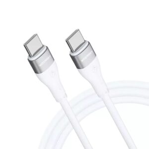 Wozinsky USB 2.0 Cable USB-C male - USB-C 65W Λευκό 2m (WSTCC2)