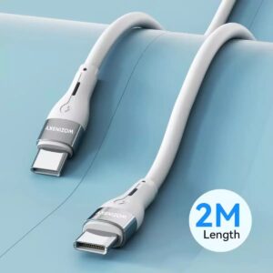 Wozinsky USB 2.0 Cable USB-C male - USB-C 65W Λευκό 2m (WSTCC2)